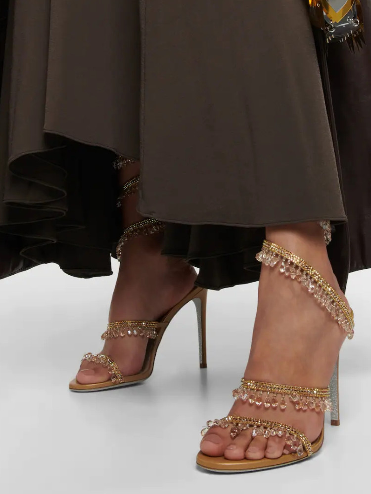 Platform Mule Heel - 2026 여성용 새 워터 다이아몬드 샌들