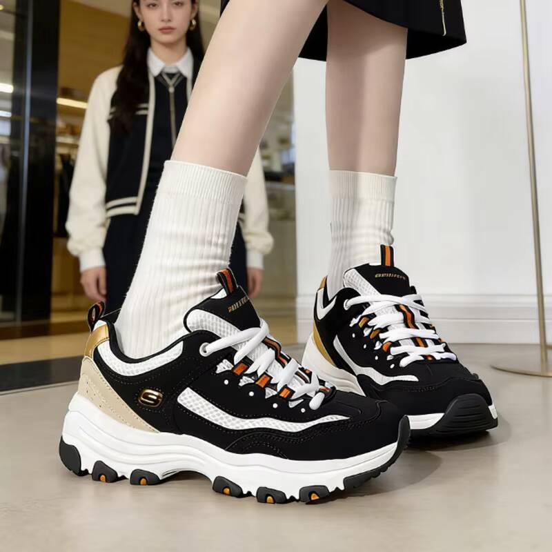 Women Shoes Skechers - Skechers D Lites 여성 청키 스니커즈