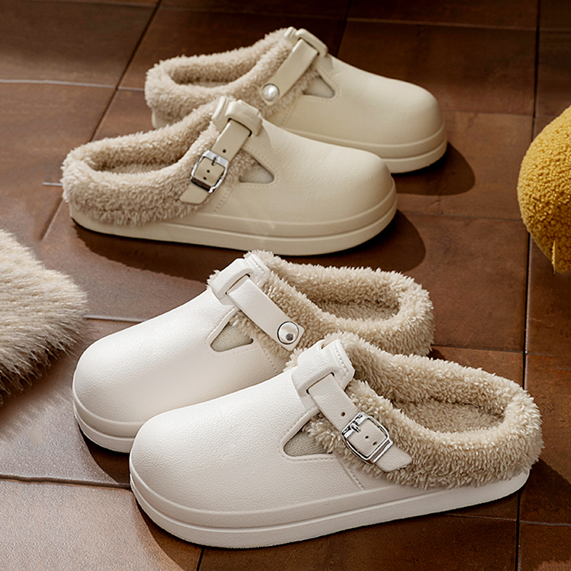 Women'S Shoes Water Resistant - 2025 신상 플러시 안감 버켄 슬리퍼