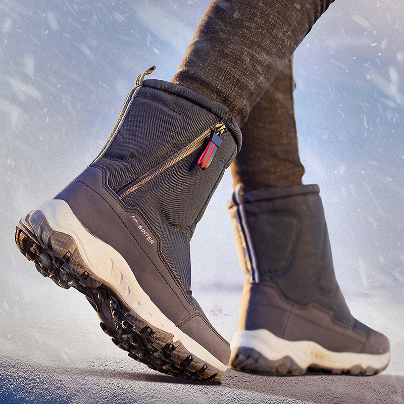 Women'S Shoes Water Resistant - 겨울 동북 두꺼운 남성 스노우 부츠