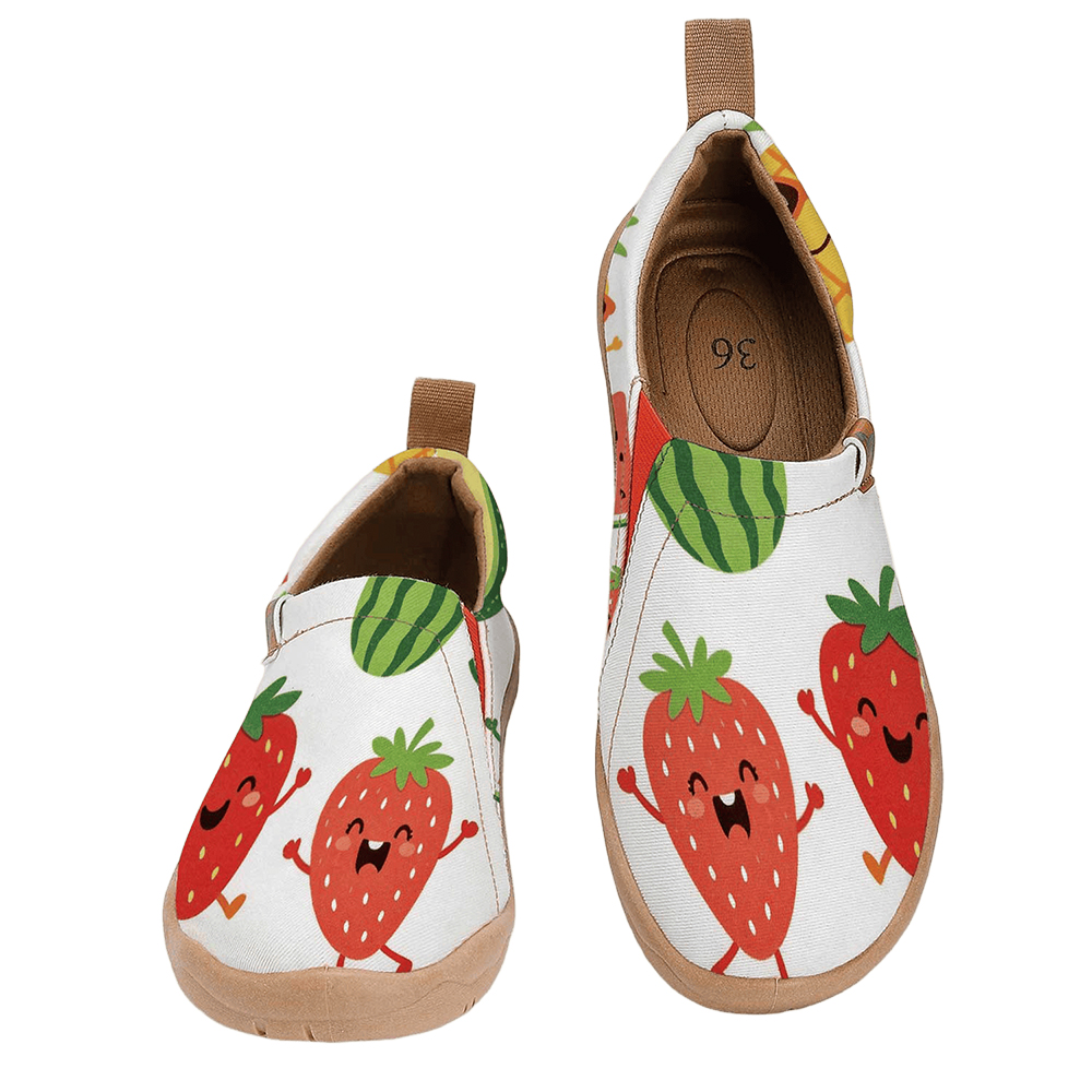 Women'S Shoes With Wide Toe Box - 여성용 와이드 토 박스 귀여운 만화
