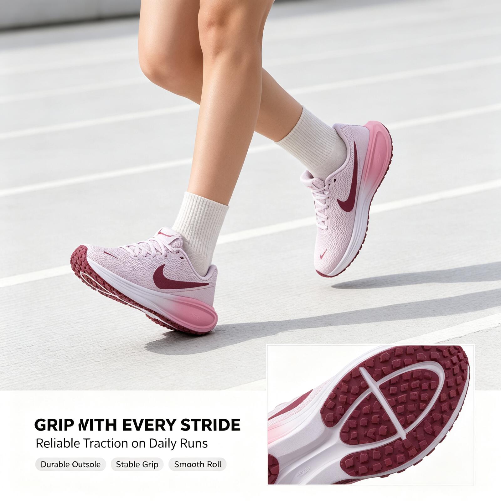 Women Shoes Running Nike - 나이키 여성 핑크 운동화 경량 통기성