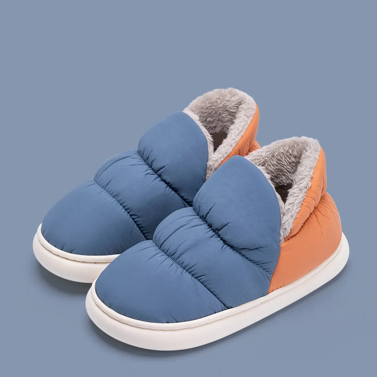 Women'S Shoes Water Resistant - 여성 남성 슬리퍼 겨울 다운 천