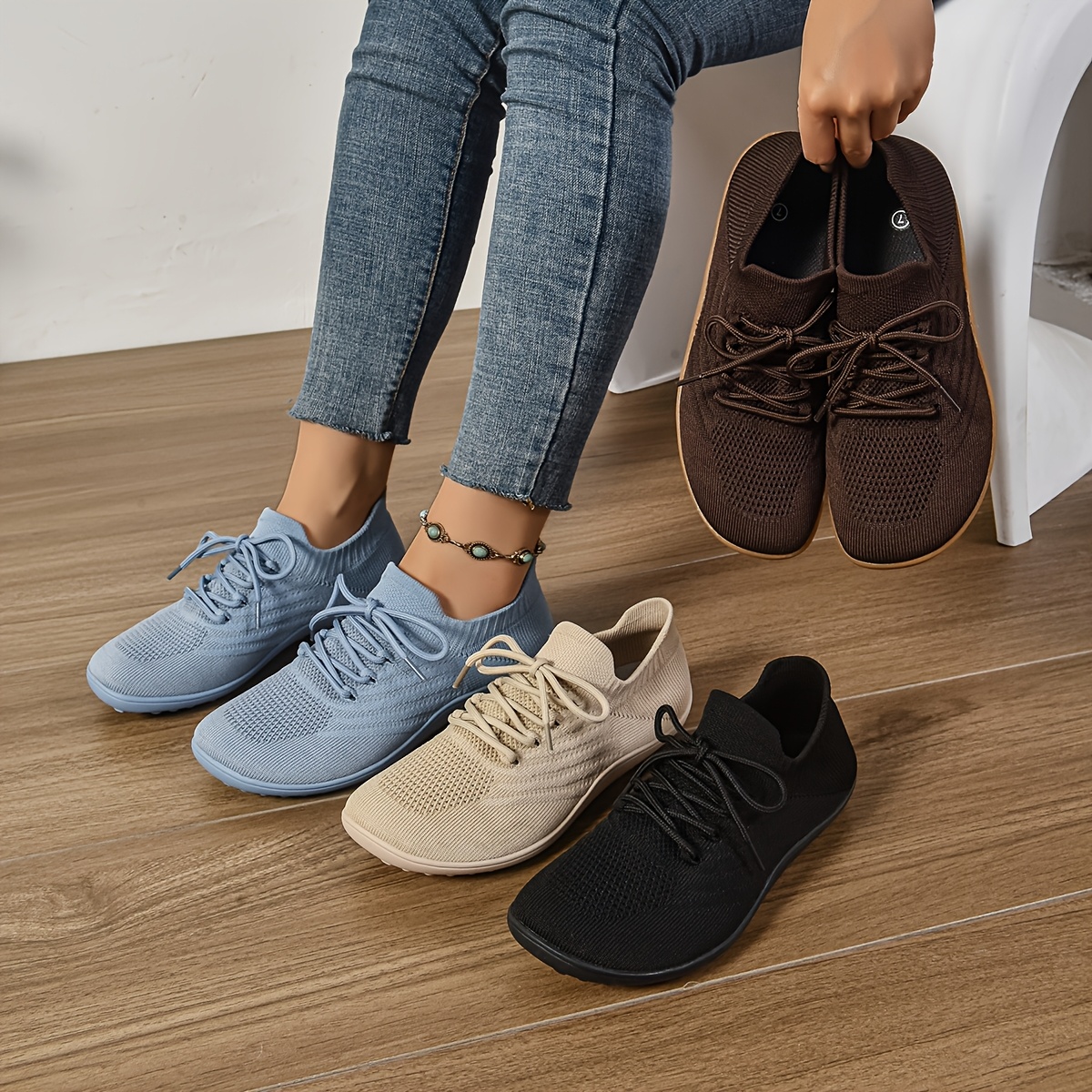 Women'S Shoes With Wide Toe Box - 여성용 와이드 토 박스 슈즈 미니멀리스트