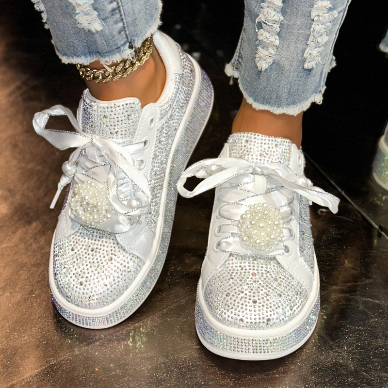 Women'S Shoes For Tennis - 여성용 플랫폼 신발 샤인 캐주얼 야외
