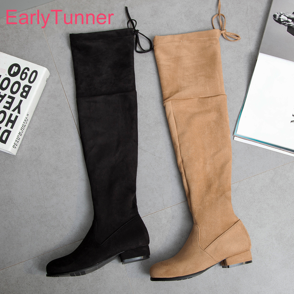 Women'S Shoes In Size 12 - 새로운 겨울 노란색 회색 여성용 허벅지까지