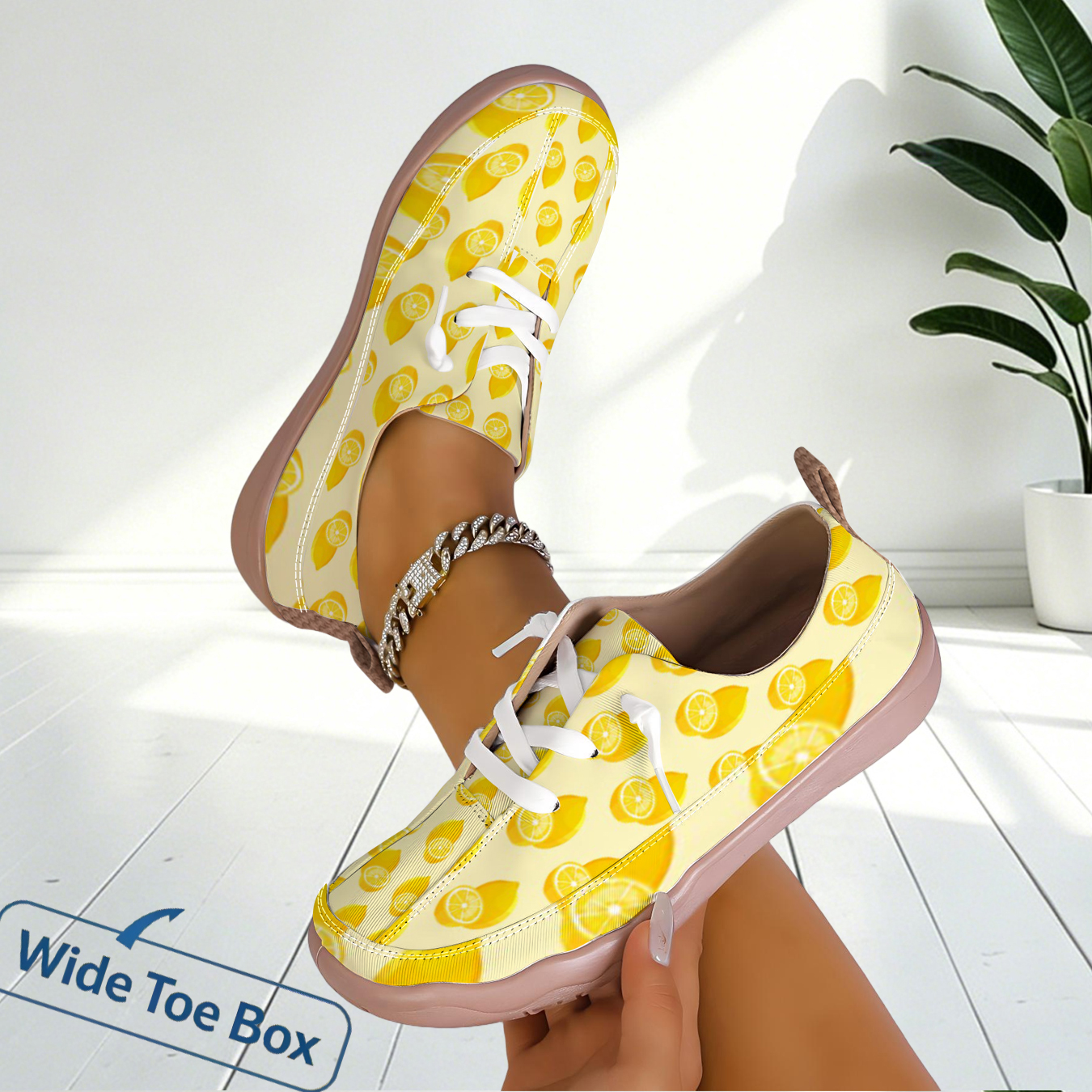 Women'S Shoes With Wide Toe Box - 여성 통기성 캐주얼 스니커즈 와이드 토