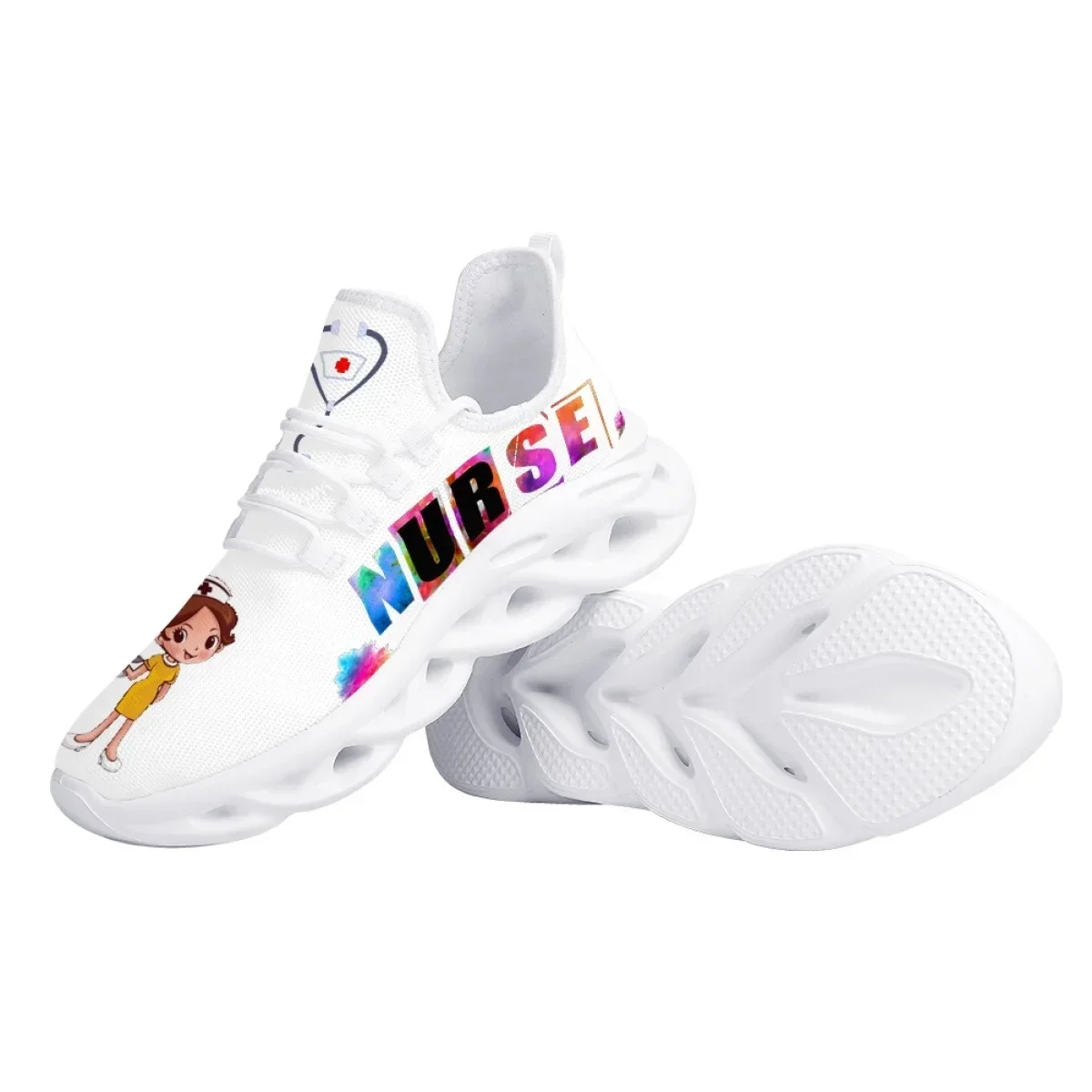 패션 간호 여성 운동화 숙녀를위한 통기성 메쉬 운동화  - Women'S Shoes Nursing 리뷰 및 가격