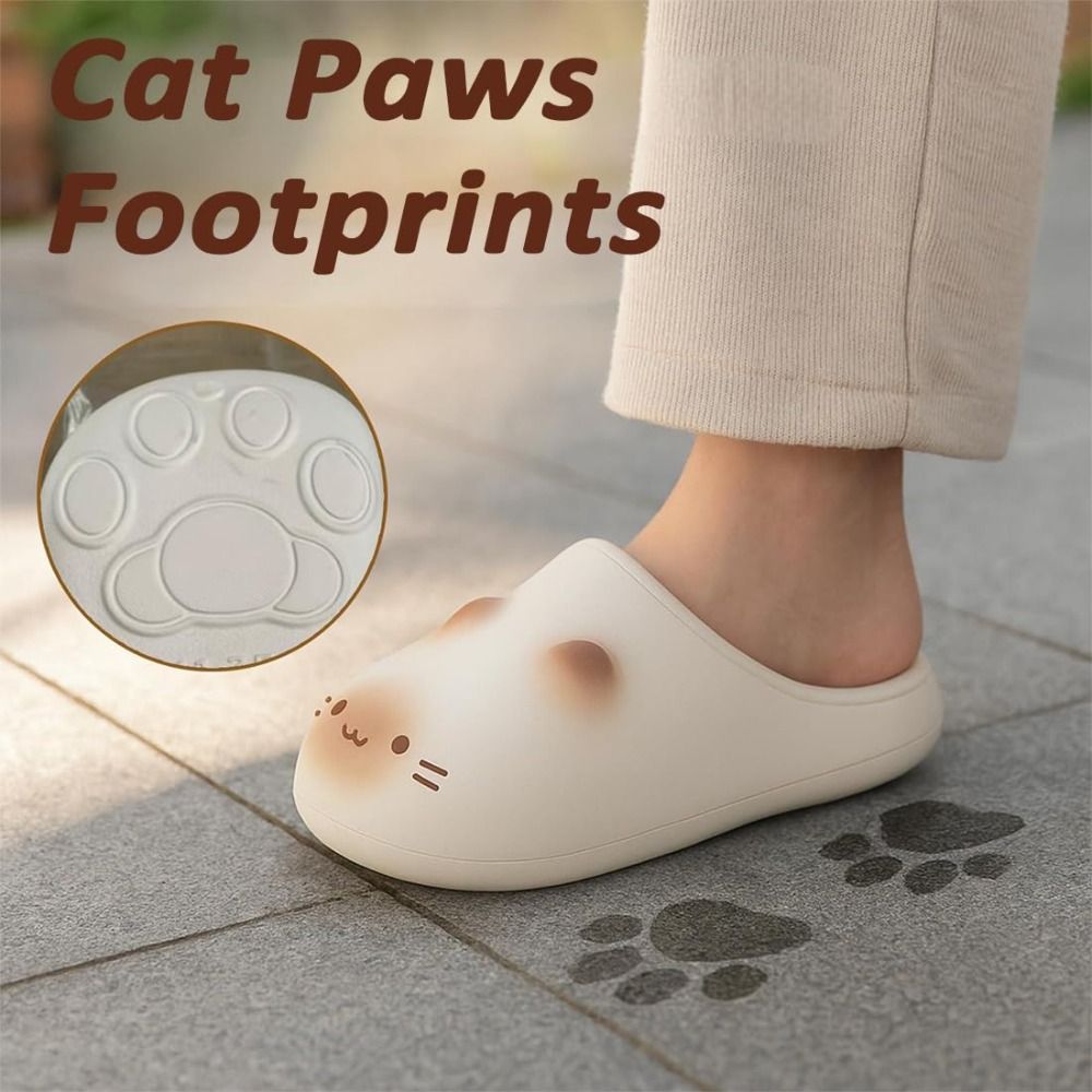 새로운 방수 고양이 슬리퍼, 고양이 발바닥 모양 따뜻한 - Women'S Shoes Water Resistant 리뷰 및 가격