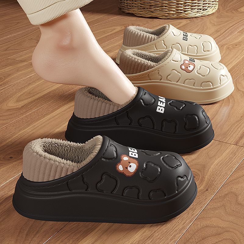 방수 코튼 슬리퍼 여성 남성 겨울 야외 실내 홈 플러시 - Women'S Shoes Water Resistant 리뷰 및 가격