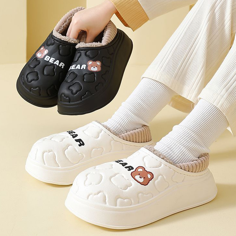 방수 코튼 슬리퍼 여성 남성 겨울 야외 실내 홈 플러시 - Women'S Shoes Water Resistant 리뷰 및 가격
