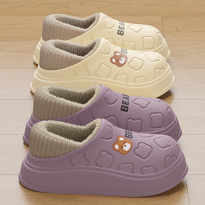 방수 코튼 슬리퍼 여성 남성 겨울 야외 실내 홈 플러시 - Women'S Shoes Water Resistant 리뷰 및 가격