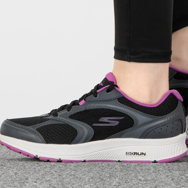 여성 스케쳐스 128280-BKPR 블랙 퍼플 메쉬 러 - Women Shoes Skechers 리뷰 및 가격