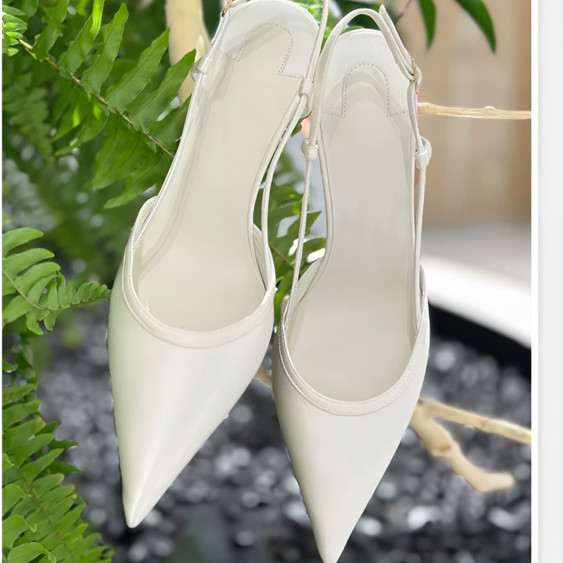 여성용 발목 스트랩 슈즈, 포인티드 토 키튼 힐, 봉제 - Ankle Strap Heels 리뷰 및 가격