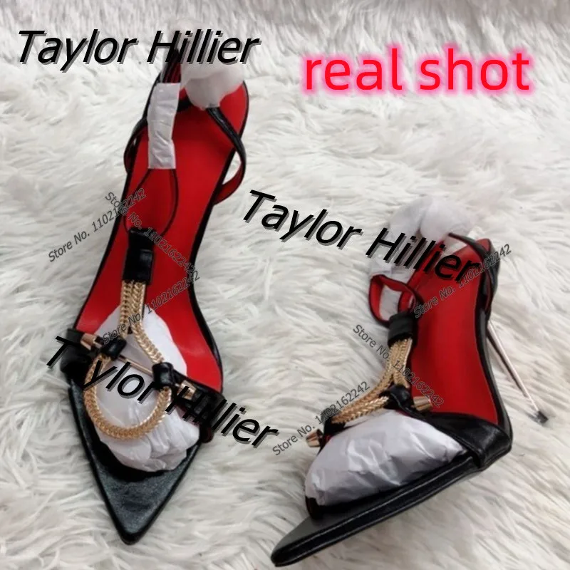 오픈 토 하이힐 샌들, 금속 장식 뾰족한 토 샌들, 파 - Platform Mule Heel 리뷰 및 가격