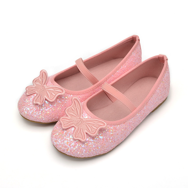 키즈 플랫 댄스 슈즈 솔리드 컬러 PU 리본 장식 스팽 - Women Shoes Us To Eu 리뷰 및 가격