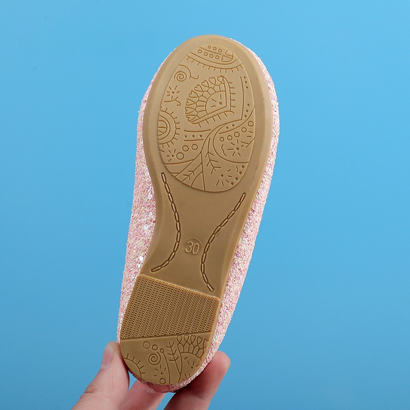 키즈 플랫 댄스 슈즈 솔리드 컬러 PU 리본 장식 스팽 - Women Shoes Us To Eu 리뷰 및 가격