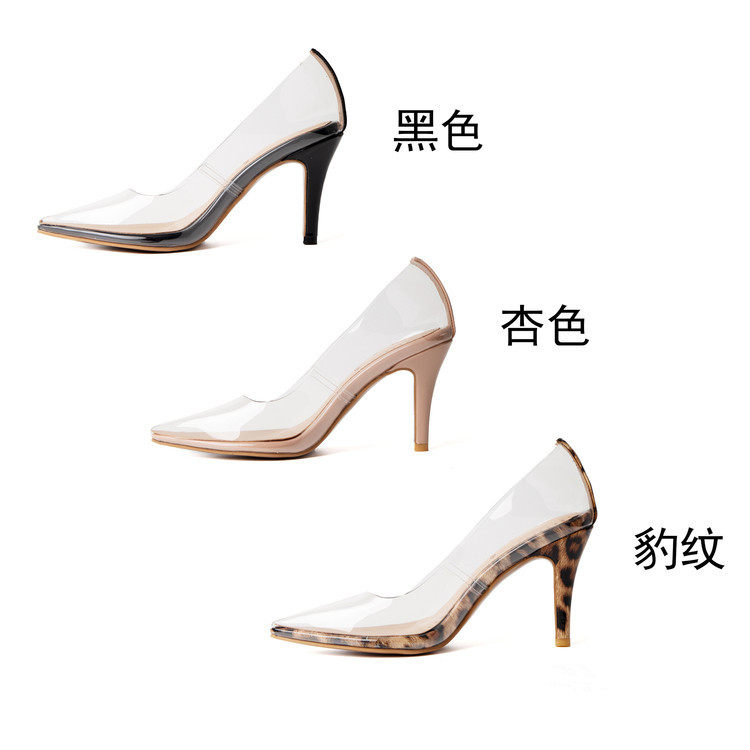 유에진롱 섹시 투명 하이힐 포인티드 토 스틸레토 펌프스 - Women Shoes Us To Eu 리뷰 및 가격
