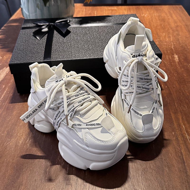 새로운 패션 여성 테니스화 청키 스니커즈 여성용 봄 가 - Women'S Shoes For Tennis 리뷰 및 가격