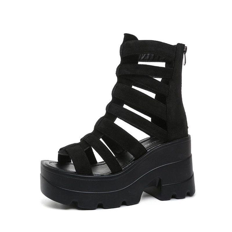 새로운 2026 슈퍼 하이힐 샌들 여성 여름 라운드 토 - Women Shoes Zipper 리뷰 및 가격