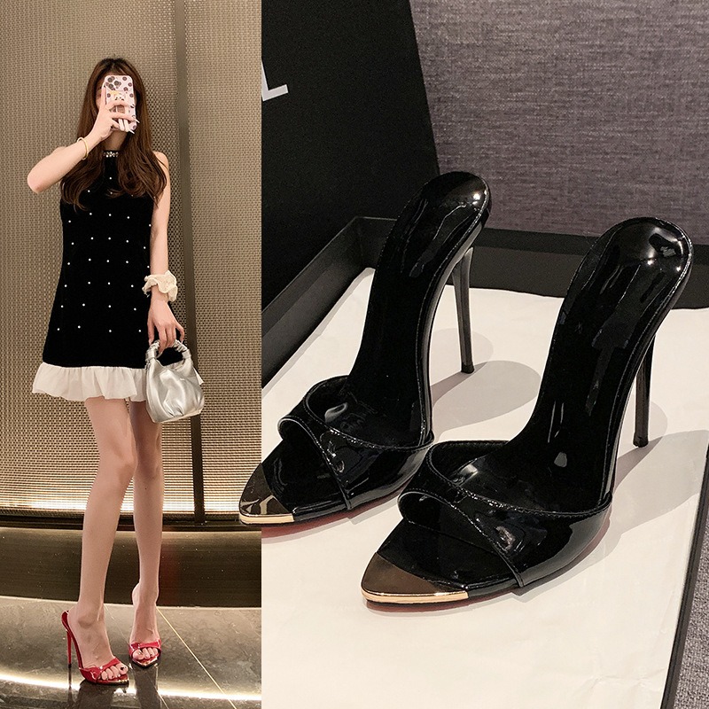 2026 신상 메탈 포인트 섹시 스틸레토 힐 슬리퍼 여 - Platform Mule Heel 리뷰 및 가격