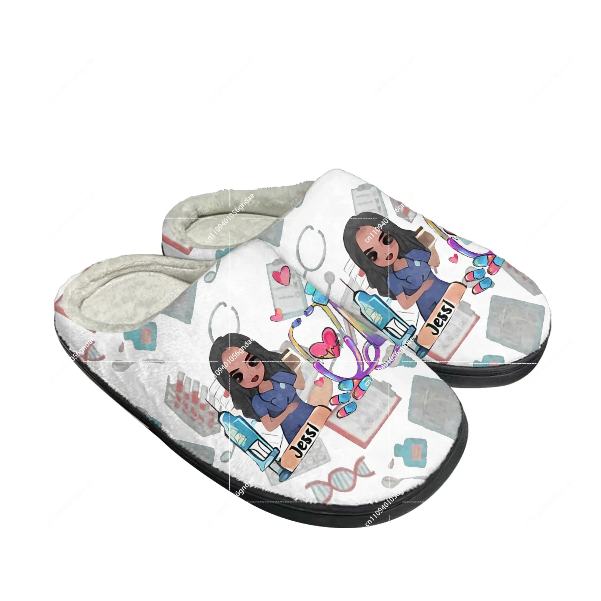 귀여운 만화 간호사 홈 코튼 슬리퍼 핫 간호사 남성 여 - Women'S Shoes Nursing 리뷰 및 가격