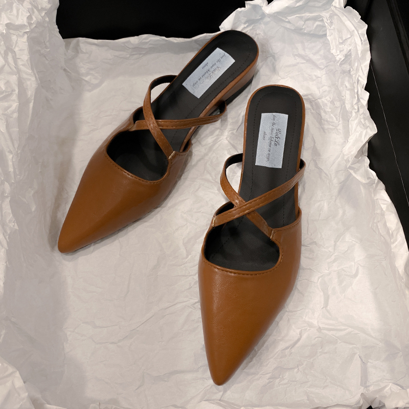 여성 플랫 슬리퍼 뾰족코 샌들 뮬 슈즈 2026 여름  - Women'S Shoes In Size 12 리뷰 및 가격