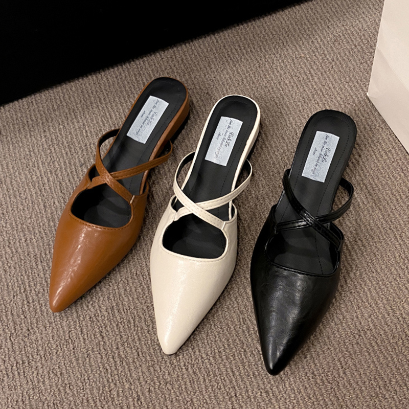 여성 플랫 슬리퍼 뾰족코 샌들 뮬 슈즈 2026 여름  - Women'S Shoes In Size 12 리뷰 및 가격