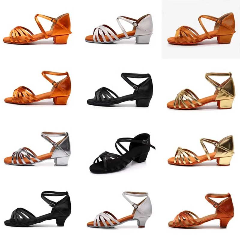 새로운 라틴 댄스 신발 EU 24-41 어린이 소녀 여 - Women Shoes Us To Eu 리뷰 및 가격