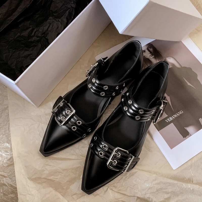 여성 신발 디자이너 럭셔리 로우 힐 펌프 버클 패션 숙 - Platform Mule Heel 리뷰 및 가격