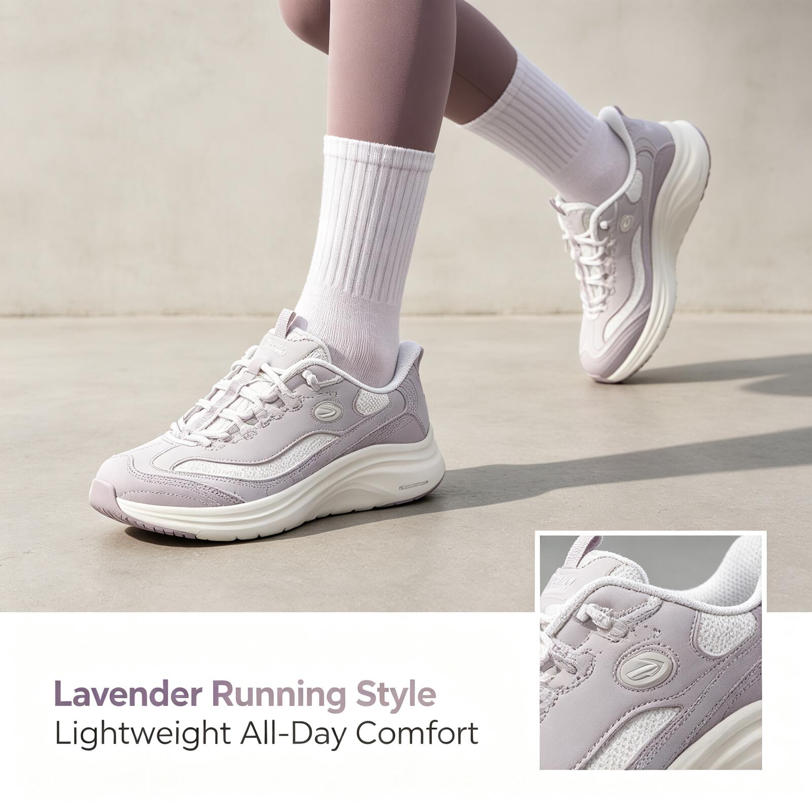 Skechers 여성 라벤더 메모리 폼 메쉬 운동화 경 - Women Shoes Skechers 리뷰 및 가격